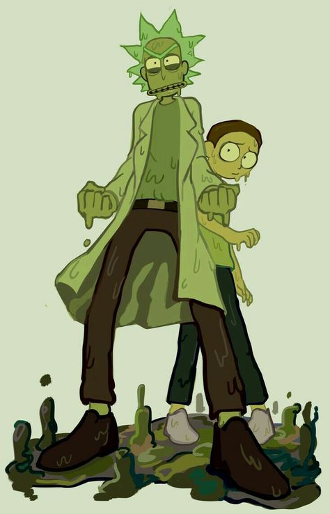 Toxic Rick, Supreme Aesthetic, Rick And Morty Art, Rick And Morty Fanart, Morty Fanart, Evil Morty, Rick And Morty Image, Rick X Morty, Rick I Morty