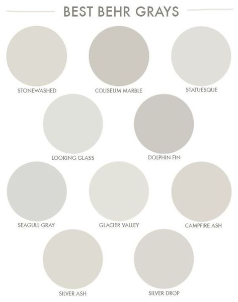 Behr Gray, Gray Paint Colors, Interior Paint Colors Schemes, Behr Paint Colors, Chalk Painting, Behr Paint, Gray Paint, Grey Paint, Grey Paint Colors