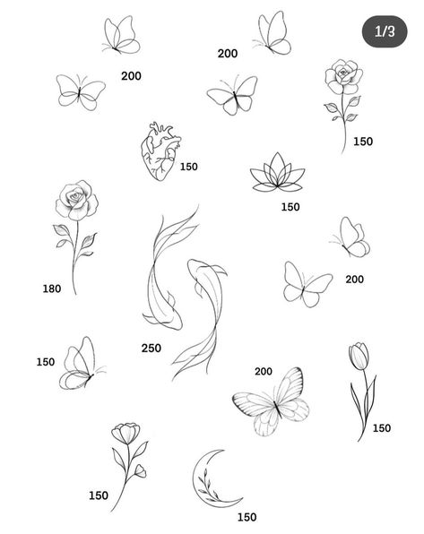 Tattoo Practice Skin, Tiny Heart Tattoos, P Tattoo, Small Girly Tattoos, Belly Tattoos, Minimal Tattoo Design, Small Pretty Tattoos, Flash Tattoo Designs, Cute Little Tattoos