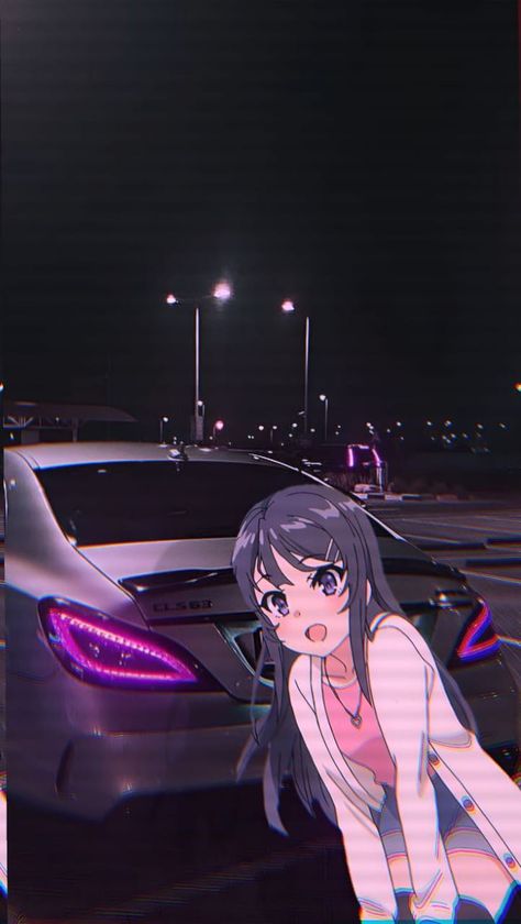 Bmw Anime, Anime Jdm, Cars Anime, Anime Cars, Carros Bmw, Wallpaper Car, Cool Anime Backgrounds, Street Racing, German Cars