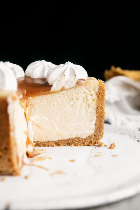 Small Batch Cheesecake, 6 Inch Cheesecake Recipe, Cold Pies, Cake Recipes Cheesecake, Lemon Curd Cheesecake, Small Cheesecakes, Baking Cheesecake, Small Batch Desserts, Spice Cheesecake