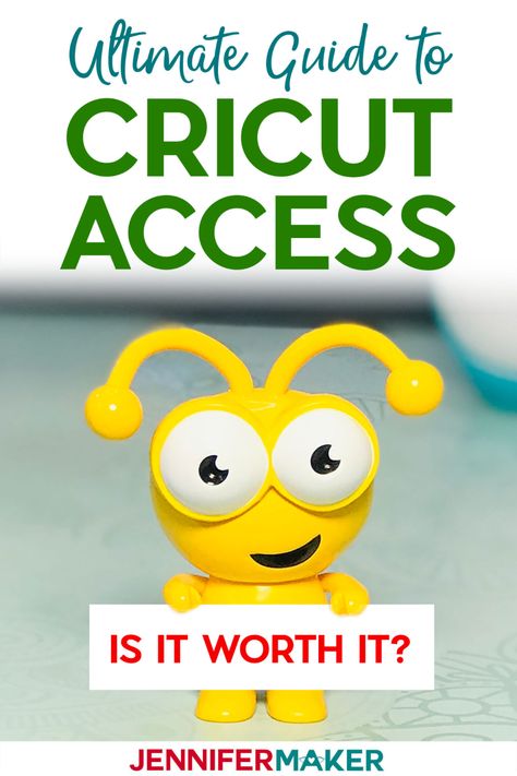 Cricut Access: What is It? Is it Worth It? #cricut #cricutaccess Cricut Air 2, Circuit Crafts, Cricut Access, Cricut Help, How To Use Cricut, Cricut Cuttlebug, Money Design, Is It Worth It, Cricut Projects Beginner