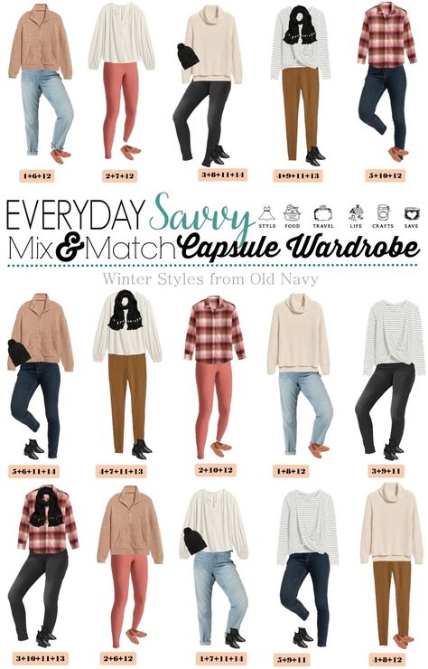 Mix & Match Simple Cute Casual Winter Outfits for Women. Updated every year including 2021. These would be great for moms, teachers for school, or college students. Includes jeans, sweaters and more. #winterstyle #capsulewardrobe Cute Winter Clothes, What To Wear In Winter, Capsule Wardrobe Outfit Ideas, Teacher Outfit Ideas, Fashion Week Aesthetic, Simple Winter Outfits, Outfits Cold, Mix Match Outfits, Capsule Wardrobe Outfits