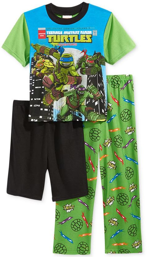 SALE!! Teenage MutantNinja Turtles 3-Pc. Pajama Set, Little Boys (2-7) & Big Boys (8-20) {affiliate link} Diy Back To School, Boys Swim Trunks, Graphic Top, Boys Pajamas, Teenage Boys, Shop Target, Mutant Ninja, Teenage Mutant Ninja Turtles, Teenage Mutant