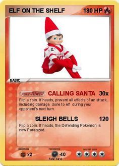 Elf Pokemon Ideas, Elf On The Shelf Pokémon, Elf On The Shelf Ideas Pokemon, Elf On Shelf Pokemon, Elf Pokemon Card, Elf On The Shelf Pokemon Cards, Pokemon Elf On The Shelf Ideas, Elf On The Shelf Pokemon, Elf On Shelf Printables