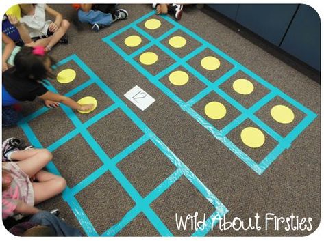 Ten Frame Activities, Math Night, Eureka Math, Math Number Sense, Maths Ideas, Math Intervention, Singapore Math, Ten Frames, Ten Frame