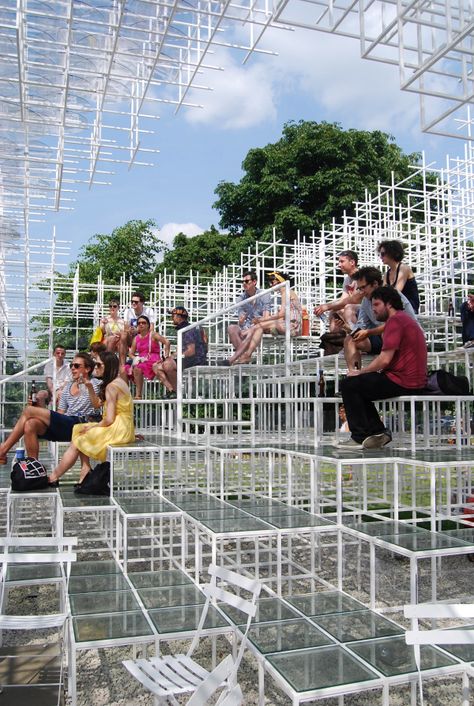 Serpentine Pavilion, image: Cate St Hill Pavilion Wedding Decorations, Water Pavilion, Serpentine Pavilion, Timber Frame Pavilion, Barcelona Pavilion, Temporary Architecture, Pavilion Plans, Pool Pavilion, Plaza Design