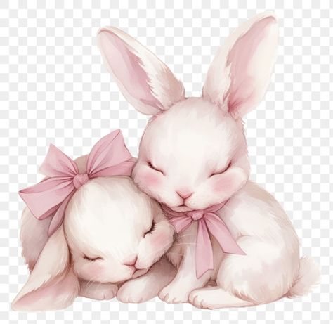 Rabbits Illustration, Bunny Pfp, Bunny Illustration, Bunny Cat, Rabbit Png, Woodland Animals Theme, 90s Wallpaper, Baby Art Projects, Christmas Bunny