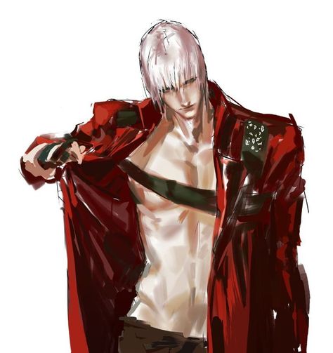 Devil May Cry 4, Dantes Inferno, Dante Devil May Cry, Art Folder, Boy Poses, Ghost In The Shell, Devil May Cry, Ethereal Art, Sketchbook Art Inspiration