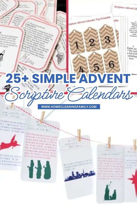 Create a meaningful Advent season with this DIY scripture calendar. Each day features a Bible verse, helping you reflect on the true meaning of Christmas. A simple yet powerful way to prepare spiritually for the holiday while engaging the whole family. Bible Verse Advent Calendar, Advent Calendar Christian, Advent Scripture, Traditional Advent Calendar, Nativity Advent Calendar, Advent Crafts, Christmas Scripture, Advent Devotionals, Christmas Advent Calendar Diy