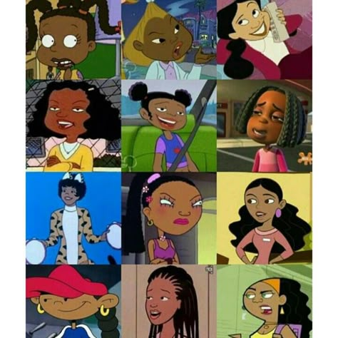 the girl from Jimmy Neutron!! and the Ashleys chick...AND...best of all...CODE NAMED KIDS NEXT DOOR!! Iconic Black Characters, Black Characters Cartoon, Black Cartoons, Girl Cartoon Characters, Female Cartoon Characters, Black Cartoon Characters, Female Cartoon, Black Artwork, We Are The World