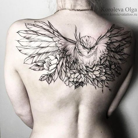 Pinterest: @royaltraship Big Bird Tattoo, Bird Tattoo Back, Tattoo Son, Tattoo Back, Flowers Tattoo, Bird Tattoo, Back Tattoo Women, Badass Tattoos, Wings Tattoo