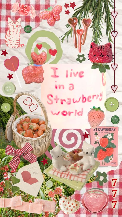 berries berries 🍓 Wallpaper Homescreen, Cocoppa Wallpaper, Iphone Wallpaper Themes, Cute Poster, Cute Patterns Wallpaper, Red Wallpaper, Homescreen Wallpaper, Pastel Wallpaper, Kawaii Wallpaper