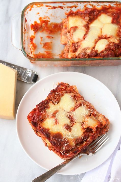 Small Batch Lasagna Recipe, Lasagna For 2, Small Batch Lasagna, Small Lasagna Recipe, Lasagna For One, Small Lasagna, Lasagna For Two, October Meals, Kraft Foods