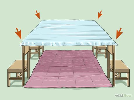 Image titled Make a Blanket Fort Step 17 Fort Sleepover, Sleepover Forts, Homemade Forts, Diy Blanket Fort, Sleepover Fort, Sofa Fort, Indoor Forts, Fort Ideas, Diy Fort