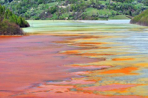 Copper Mine, Water Pollution, Toxic Water, Environmental Destruction, Industrial Pollution, Earth Day Industrial Pollution, Environmental Destruction, Environmental Problems, Human Environment, Eco Architecture, Environmental Problem, Environmental Pollution, Water Pollution, Gold Water