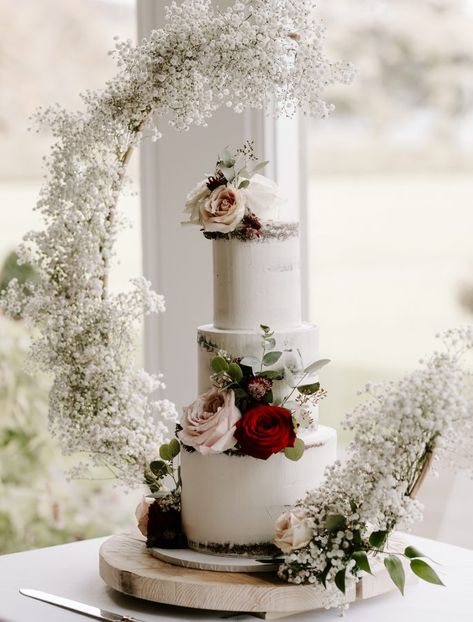 Wren Cake Design | 2023 Wedding Cake Design Trends Cake Design Trends, Cake Design 2023, 2023 Wedding Cake, Semi Naked Cake, Cake Backdrops, Centrepiece Ideas, Gypsophila Wedding, Wedding Cake Design, Lake District Wedding