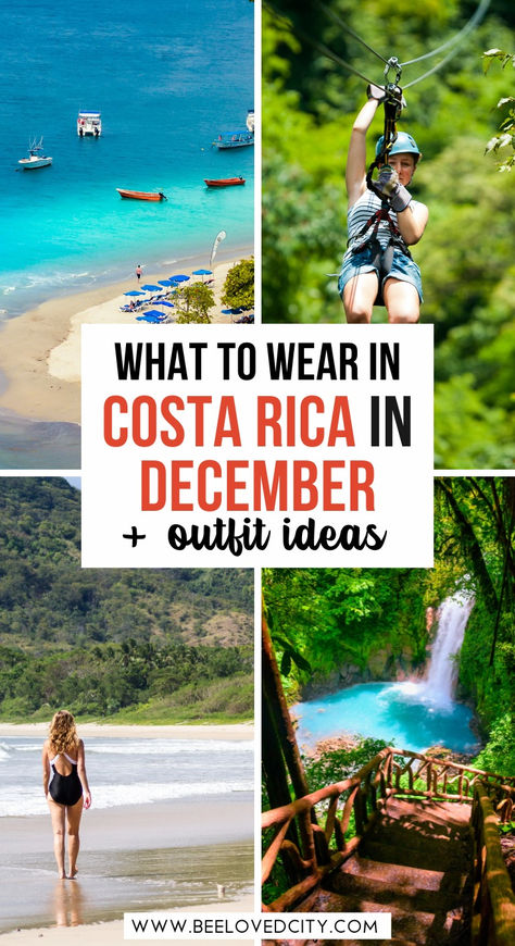 Wondering what to pack for Costa Rica in December? Get your ultimate packing list ready! From tropical adventures to beach days, find out what to wear for the perfect balance of comfort and style. Whether you’re exploring rainforests or lounging by the coast, we’ve got the essentials for your Costa Rica trip. Don’t forget sun protection and rain gear for those December showers! #CostaRicaPacking #TravelToCostaRica #CostaRicaDecember Hiking In Costa Rica Outfit, Costa Rica In December, Vacation Outfits Costa Rica, Nosara Costa Rica Aesthetic, Packing List Costa Rica, What To Wear Costa Rica, Costa Rica Packing List Women, Costa Rica Hiking Outfit, Costa Rica Vacation Outfits