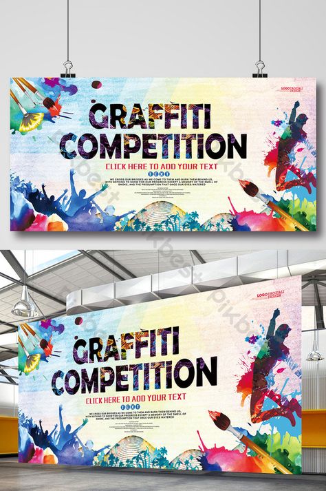 Graffiti Competition Art Poster Display Board#pikbest#Templates#Poster#Promotion Fair Poster Design, Poster Design Competition, Graffiti Art Wall, Doodle Graffiti, Logo Design Competition, Competition Poster, Contest Poster, Fair Poster, Poster Promotion