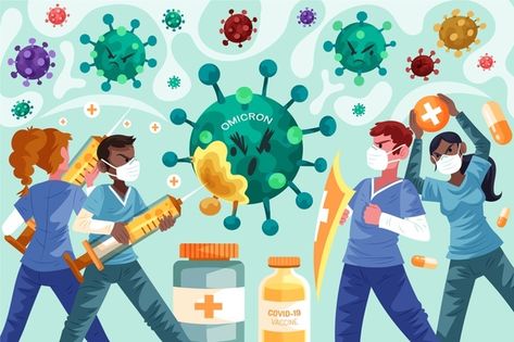 Detailed omicron illustration Free Vecto... | Free Vector #Freepik #freevector #health #illustration #protection #cell Global Health Poster, Health Illustration, Awareness Poster, Infection Control, Social Determinants Of Health, Hand Hygiene, Medical Laboratory, Public Health, Poster Template