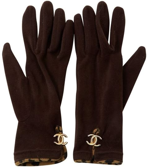 Chanel Gloves, Brown Gloves, Gloves For Women, Trending Jewelry, Future Clothes, Brown Jewelry, Wool Gloves, Accessories Ideas, Designer Accessories