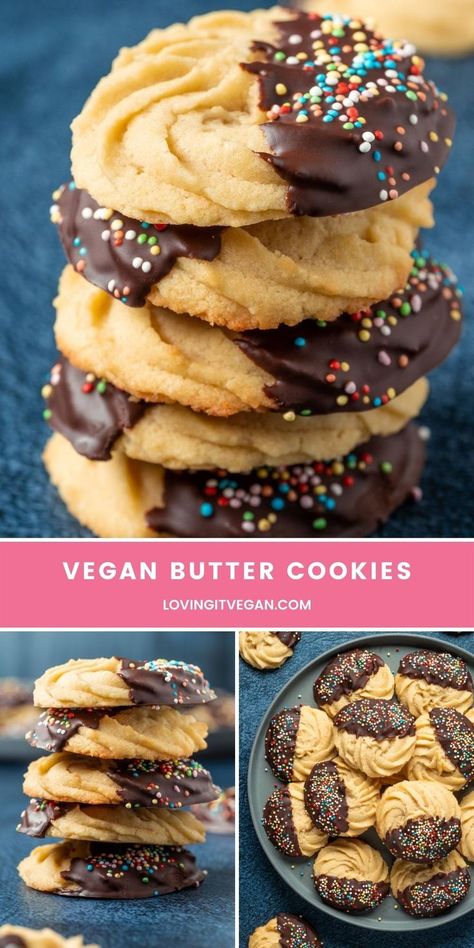 Vegan Holiday Cookies, Vegan Christmas Cookies, Vegan Baking Recipes, Vegan Cookies Recipes, Vegan Cake Recipes, Vegan Bakery, Vegan Christmas, Healthy Sweets Recipes, Holiday Cookie