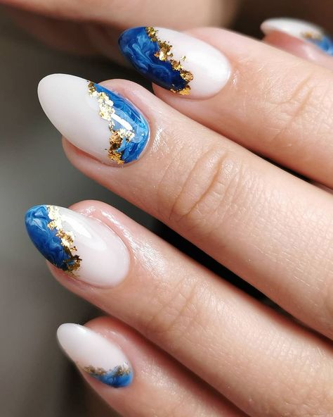 Black Marble Nails, Bright Summer Nails Designs, Navy Nails, Elegant Manicure, Marble Nail Designs, Bright Summer Nails, Marble Nail, Bright Nails, Top Ideas