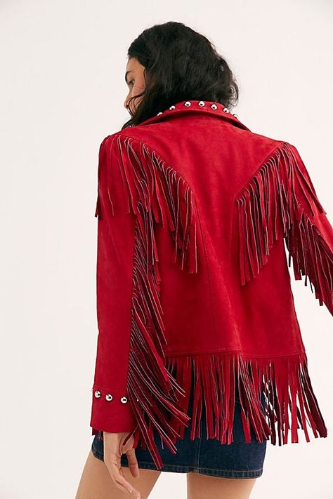 Fringed Jacket, Fringe Clothing, Fringe Fashion, Fringe Leather Jacket, Nyfw Street Style, Fringe Jacket, Fashion 2020, Hippie Style, Upcycle Clothes