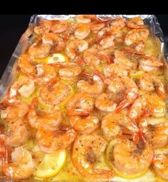 Oven Baked Shrimp, Lemon Butter Shrimp, Italian Shrimp Recipes, Shrimp In The Oven, Baked Shrimp Recipes, Baked Shrimp Scampi, Lemon Shrimp, Butter Shrimp, Baked Shrimp