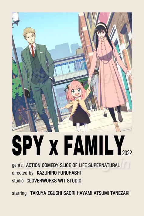 Spy X Family Poster, Minimalist Anime Poster, Poster Polaroid, Minimalist Anime, Alluka Zoldyck, Images Hello Kitty, Anime Character Names, Japanese Animated Movies, Anime Suggestions