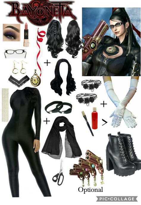 Bayonetta Halloween Costume, Bayonetta Clothes, Bayonetta Halloween, Bayonetta Outfit Ideas, Bayonetta Aesthetic Outfits, Bayonetta Costume, Bayonetta Outfits, Bayonetta Style, Diy Costume Ideas