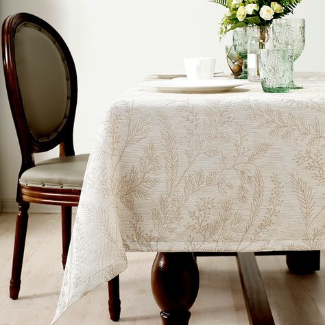 Smarter Shopping, Better Living! Aliexpress.com Floral Table Cloth, Fall Linen, Farmhouse Tablecloths, Rectangle Tables, Damask Tablecloth, White Damask, Tablecloth Fabric, Table Cloths, Rectangle Table