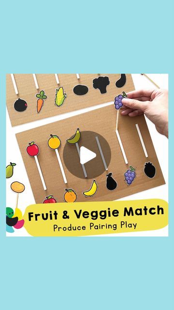 Fruits Activities For Toddlers, Fruits Fine Motor Activities, Fruit Activity For Preschool, Fruits Activities For Kids, Preschool Fruits And Vegetables Theme, Fruits Activity For Preschool, Vegetable Activities For Toddlers, Fruits And Veggies Activities Preschool, Fruit Activities For Toddlers