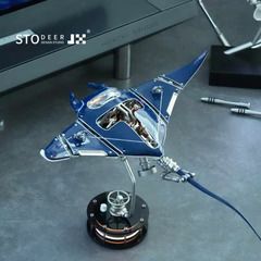 Enhance your home or office decor with the Stodeer Innovative Metal Model. This advanced 3D metal puzzle kit blends an ocean and steampunk-inspired design, perfect for model enthusiasts and nautical art lovers. Crafted from high-quality metal, this futuristic manta ray artwork offers aesthetic appeal and a challenging build experience. The detailed components and intricate assembly process make it an engaging project for hobbyists.

Click the photo to learn more 😀 Futuristic Artwork, Artwork For Office, Recycle Sculpture, Arbors Trellis, Metal Raised Garden Beds, Manta Rays, Metal Puzzles, Flying Fish, Unique Decoration