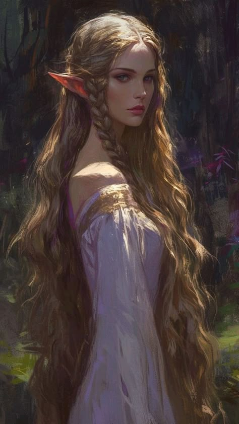 Elven Woman, Female Elf, Elves Fantasy, Elf Art, Baldurs Gate, Dnd Art, Fantasy Book, Arte Fantasy, Dnd Characters