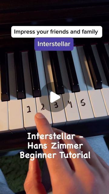 ZebraKeys | Learn Piano on Instagram: "Interstellar - Hans Zimmer beginner easy piano tutorial by @keystutorials #piano #learnpiano #pianotutorial #interstellar #pianocover #hanszimmer #reels" Hans Zimmer Aesthetic, Easy Piano Tutorials, Piano Tutorials Easy, Interstellar Piano, Piano Easy, Beginner Piano, Easy Piano Songs, Piano Beginner, Piano Songs