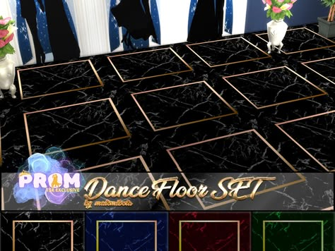 The Sims Resource - Dance Floor SET Sims 4 Dance Floor Cc, Sims 4 Dance, Sims 4 Floor, Sims 4 Build, Decor Buy, Sims 4 Game, The Sims Resource, Custom Content, Sims Resource