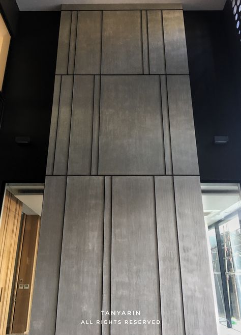 Wall Cladding Texture, Wall Cladding Interior, Wall Cladding Designs, Cladding Texture, Compound Wall Design, Interior Cladding, Lobby Interior Design, Cladding Design, Stone Wall Cladding