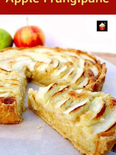 Apple Frangipane, Almond Pastry, Pastry Tart, Homemade Apple Pies, Sweet Pie, Homemade Apple, British Food, Apple Desserts, Moist Cakes