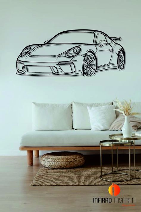 Petrol Vibes, F1 Room, Asher Angel, Airplane Wall Art, Car Guy Gifts, Stencil Ideas, Personalized Wall Decor, Car Silhouette, Room Aesthetics