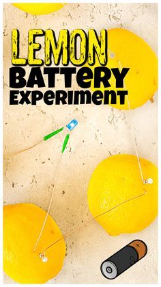 Lemon Electricity Science Project, Electric Science Project, Battery Science Experiment For Kids, Lemon Science Experiment, Lemon Experiment For Kids, Simple Circuit Projects For Kids, Lemon Battery Science Project, Electric Circuit Projects Kids, Electricity Activities For Kids