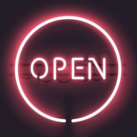 Neon Open Sign, Oriflame Beauty Products, Shopping Quotes, Open Signs, Neon Wallpaper, Neon Light Signs, Custom Neon Signs, Story Instagram, Led Neon Signs