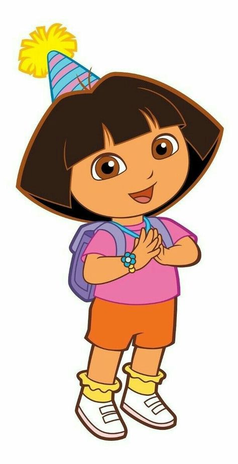 Dora The Explorer Pictures, Dora Drawing, Dora Pictures, Dora The Explorer Images, Dora Cartoon, Dora Birthday Party, Explorer Birthday Party, Dora Cake, Dora Diego