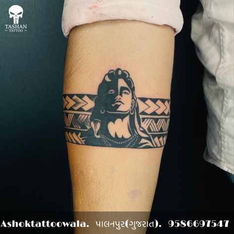 TashanTattoo
AshokTattooWala
S.20. Tirupati plaza
Opp. New bus stand
Near gd modi collage
Palanpur (gujrat)
9586697547
9687533310 Shiv Band Tattoo, Shiv Ji Tattoo, Mahadev Hand, Mahadev Tattoos, Hand Band Tattoo, Brand Tattoo, Band Tattoos For Men, Trishul Tattoo Designs, Trishul Tattoo