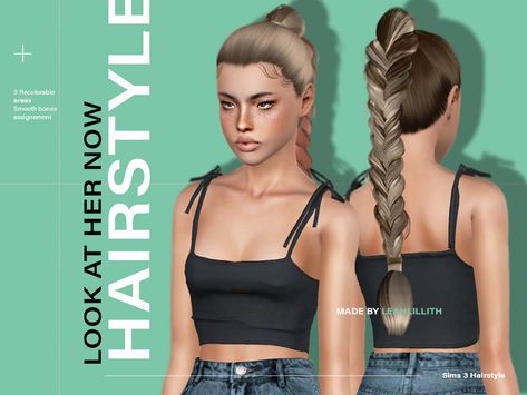 Sims Hairstyles, Leah Lillith, Sims 4 Mac, Zendaya Hair, Ts3 Cc, Sims 3 Cc Finds, Sims 4 Black Hair, Look At Her Now, Sims 4 Cas Mods