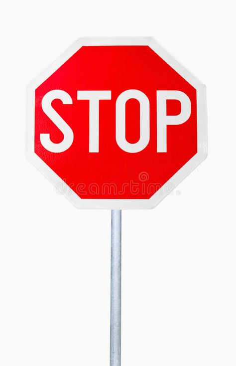 Stop Sign. Isolated on white background , #Aff, #Sign, #Stop, #Isolated, #background, #white #ad Stop Sign, Background White, Corporate Brochure, Brochure Template, Highway Signs, Savannah, Letting Go, White Background, Stock Images