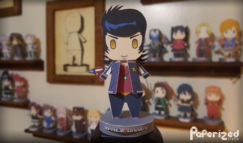 Space Dandy Papercraft | Paperized Crafts Paperized Crafts, Space Dandy, Alien Life Forms, Space Aliens, Life Form, Paper Toys, Dandy, Vault Boy, Make It Simple