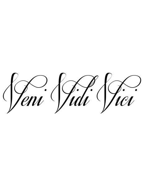 Tattoo idea....... Veni ~ Vidi ~ Vici (I came, I saw, I conquered) Veni Vidi Vici Tattoo, Boys With Tattoos, Donna Noble, Spine Tattoo, S Tattoo, Skin Art, Piercing Tattoo, Love Tattoos, Get A Tattoo