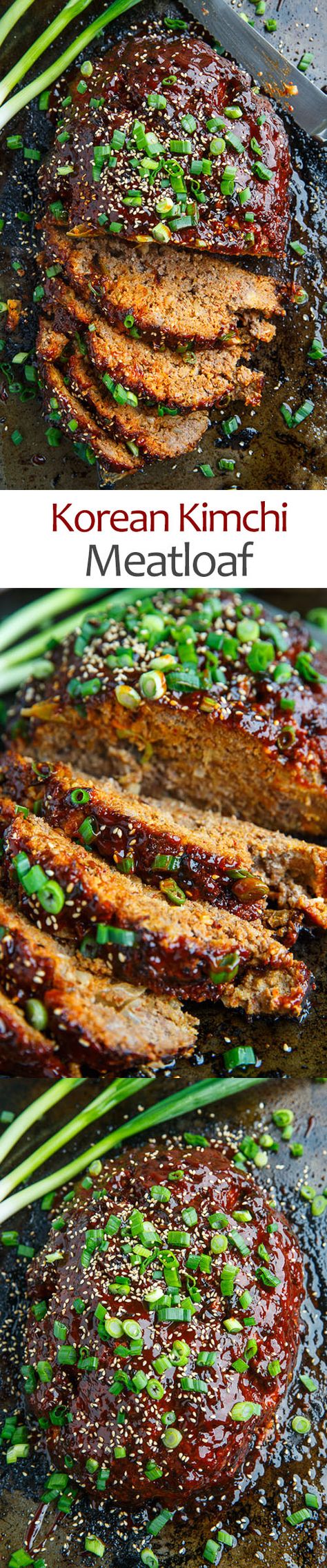 Korean Kimchi Meatloaf Korean Kimchi, Kimchi Recipe, Korean Cooking, Korean Beef, Korean Dishes, Meatloaf Recipes, Best Dishes, Beef Dishes, Asian Dishes