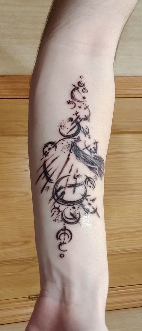 Stormlight Archive Tattoo Syl, Warhammer Tattoo Ideas, Stormlight Archive Tattoo, Mistborn Tattoo, Archive Tattoo, Physics Tattoos, The Stormlight Archive, Dbz Tattoo, Brandon Sanderson Stormlight Archive